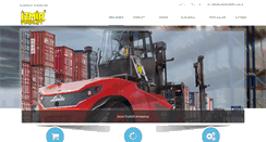 Desktop Screenshot of izmirforklift.com